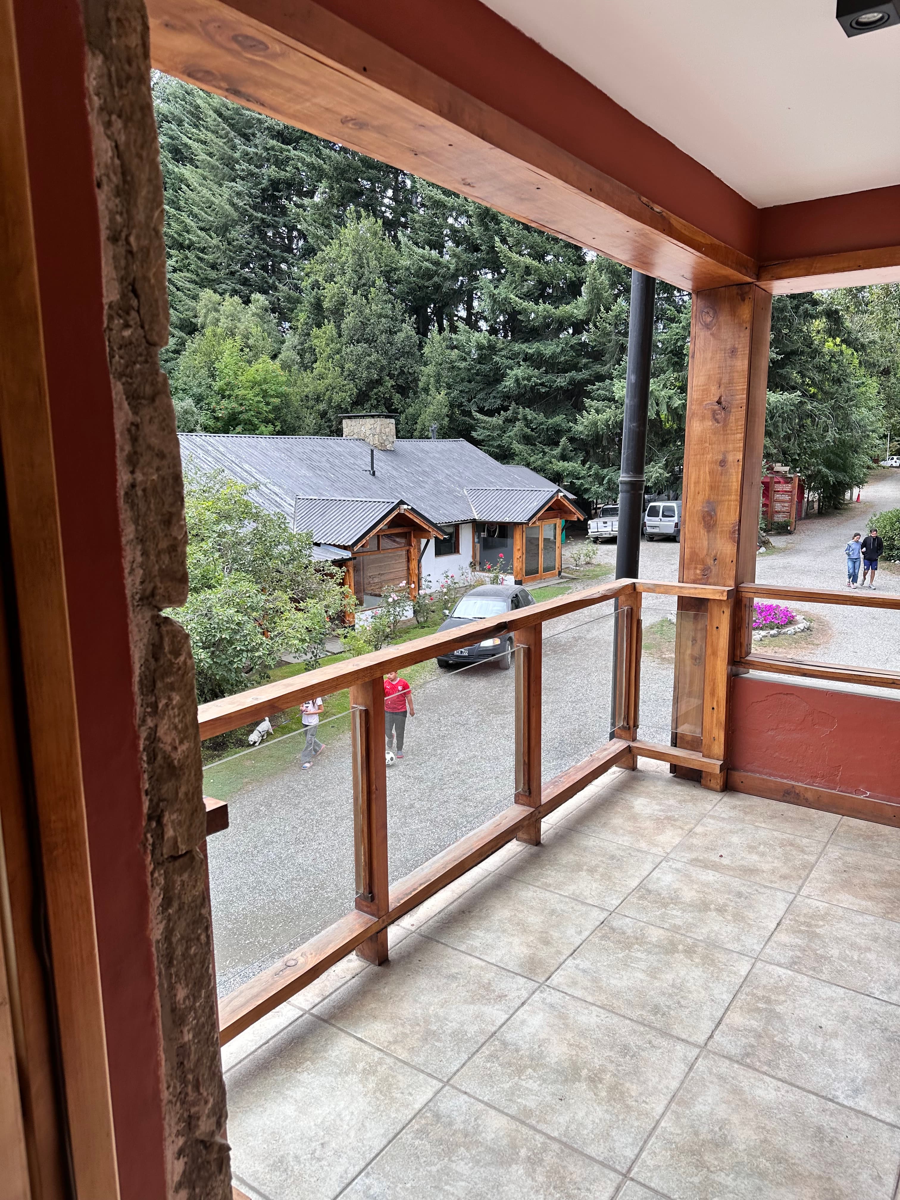 Balcón con vista a los cerros