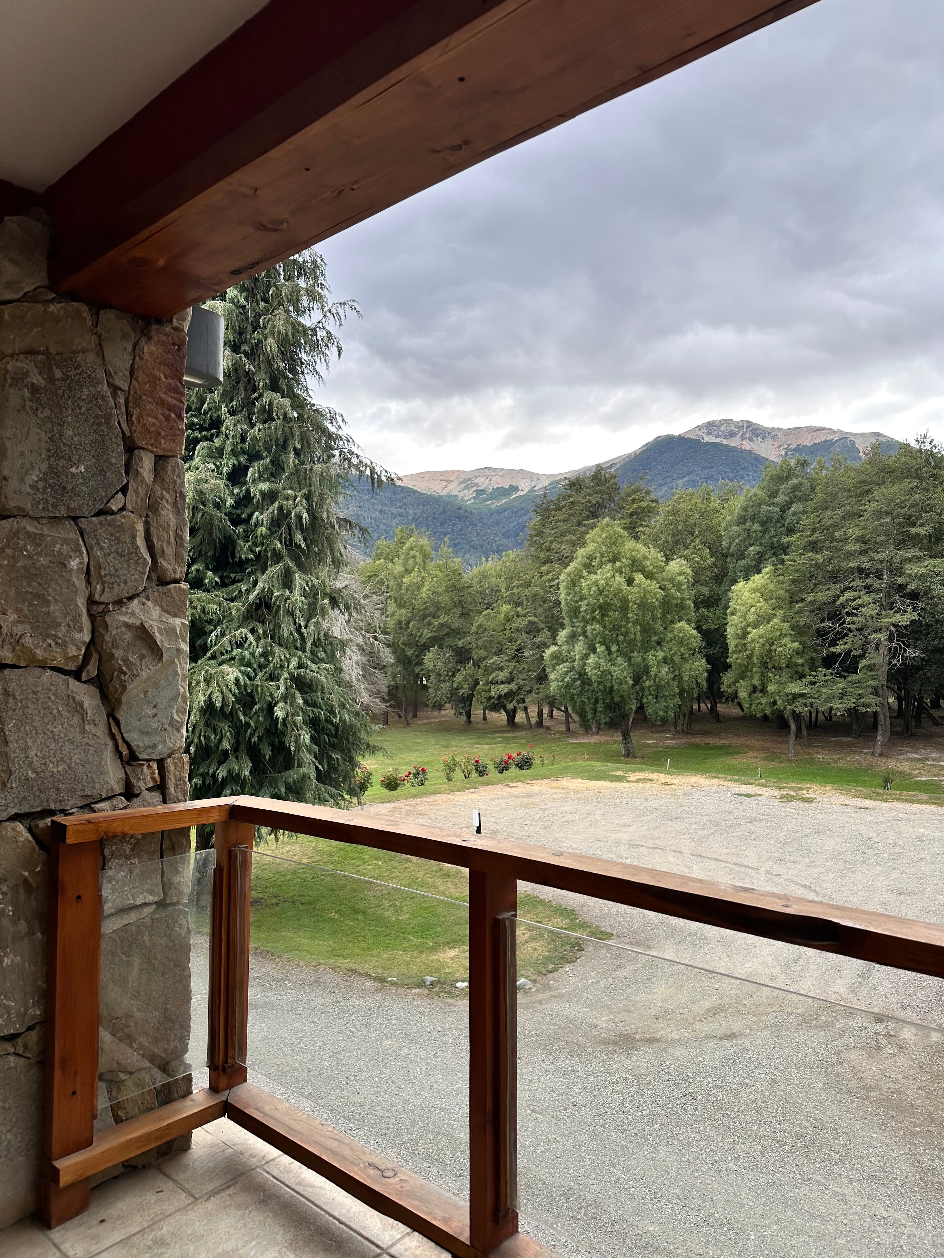 Vista panorámica del balcón